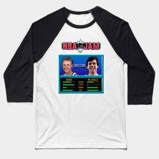 NBA JAM - CLASSIC - THE BEST DUO's EDITION_Bird&McHale Baseball T-Shirt